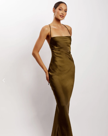 Sydney Straight Neck Slip Maxi