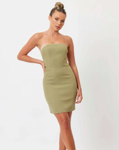 Bianca & Bridgett Nicola Strapless Mini Dress